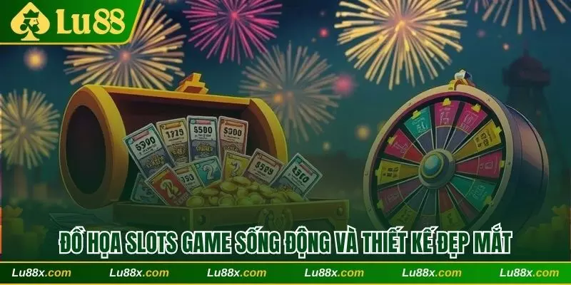 Slots game có phong cách đồ họa sống động và thiết kế đẹp mắt